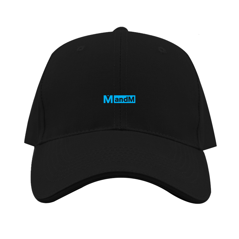 MandM Logo  Dad Baseball Cap Hat