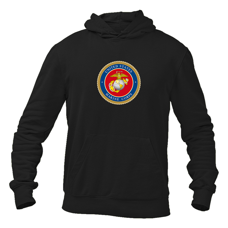 Men's USMC Emblem Softstyle Midweight Hooded Sweatshirt