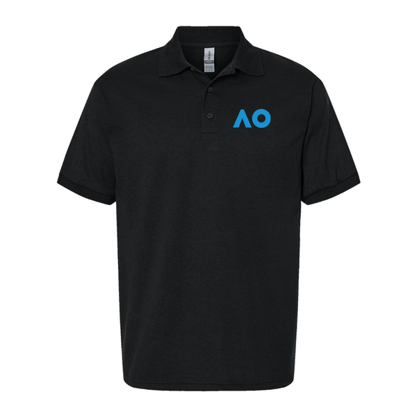 Men's Australian Open Logo Dry Blend Polo