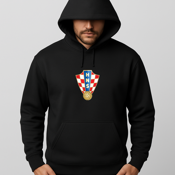 Men's Croatia National Soccer Team Pullover Hoodie