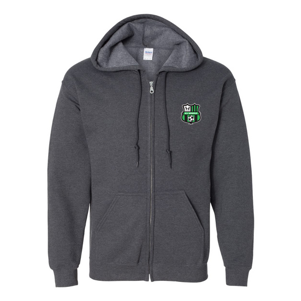 Men's U.S. Sassuolo Soccer JERZEES NuBlend Full-Zip Hooded Sweatshirt