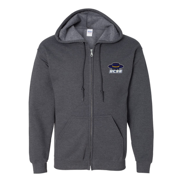 Men's UCSB Gauchos JERZEES NuBlend Full-Zip Hooded Sweatshirt
