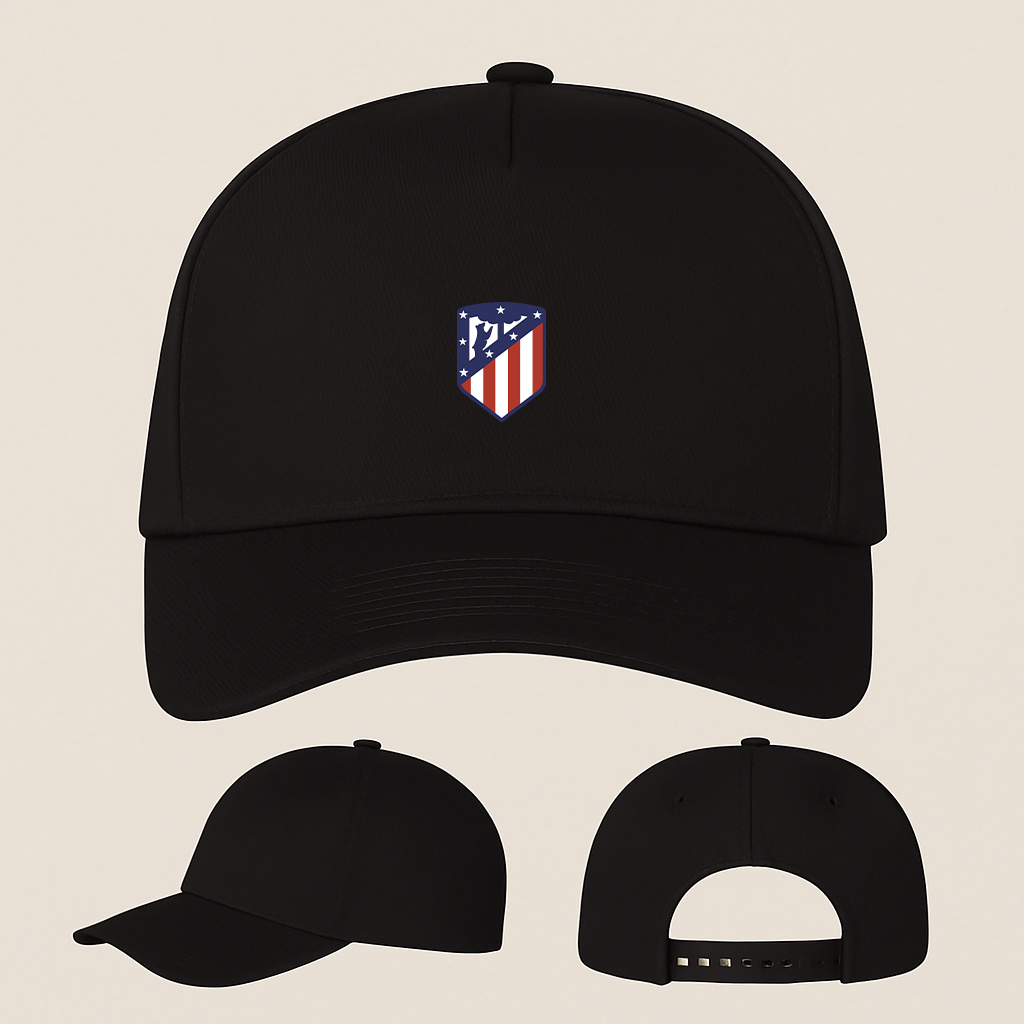 Atletico Madrid FC Five Panel Twill Snapback Cap