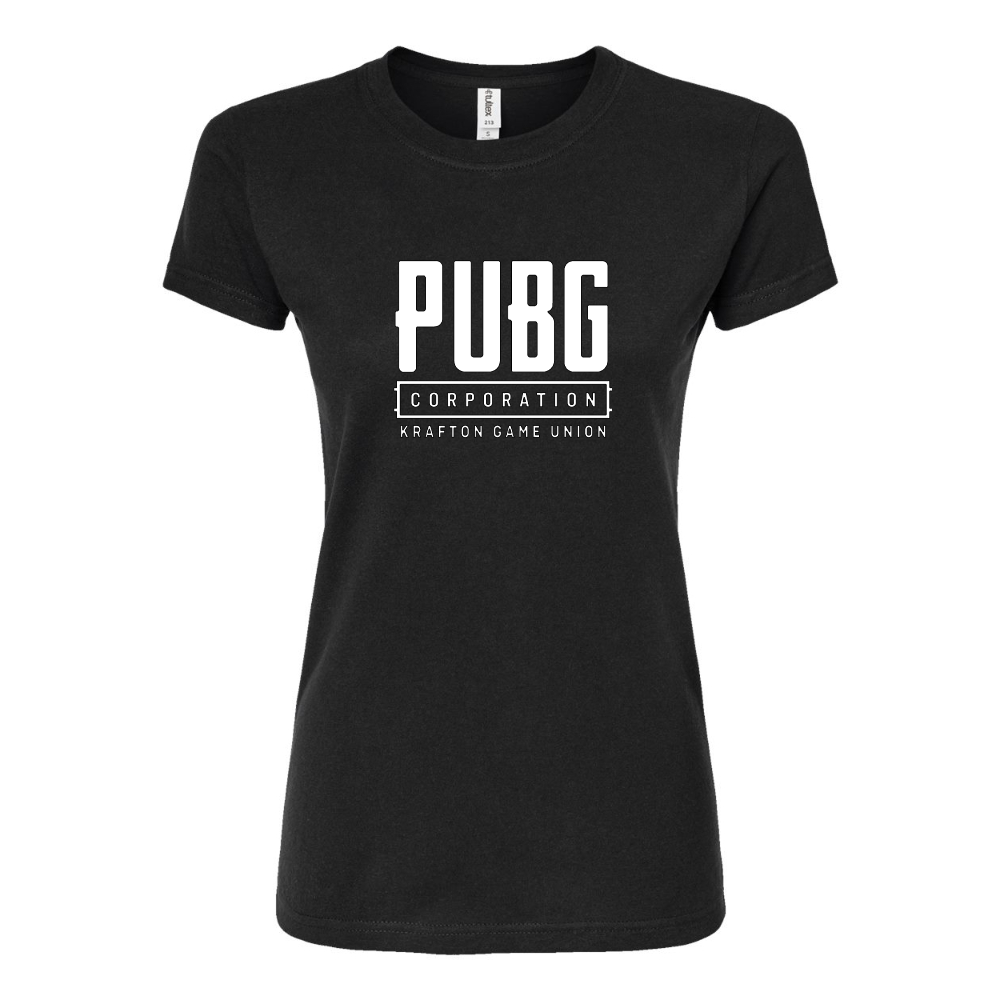 Women's PUBG Multiplayer Shooting Game Round Neck T-Shirt