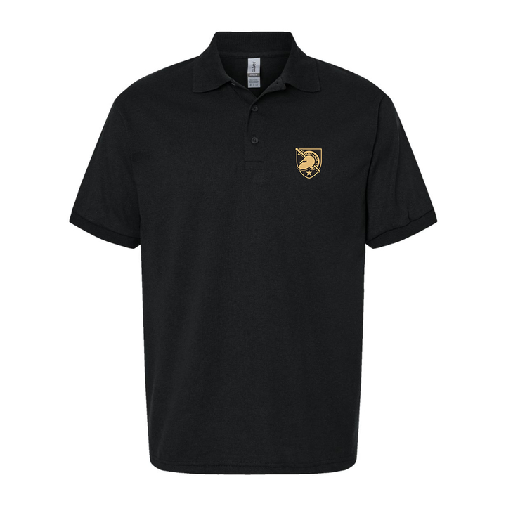 Men's Army Black Knights Dry Blend Jersey Polo - Black