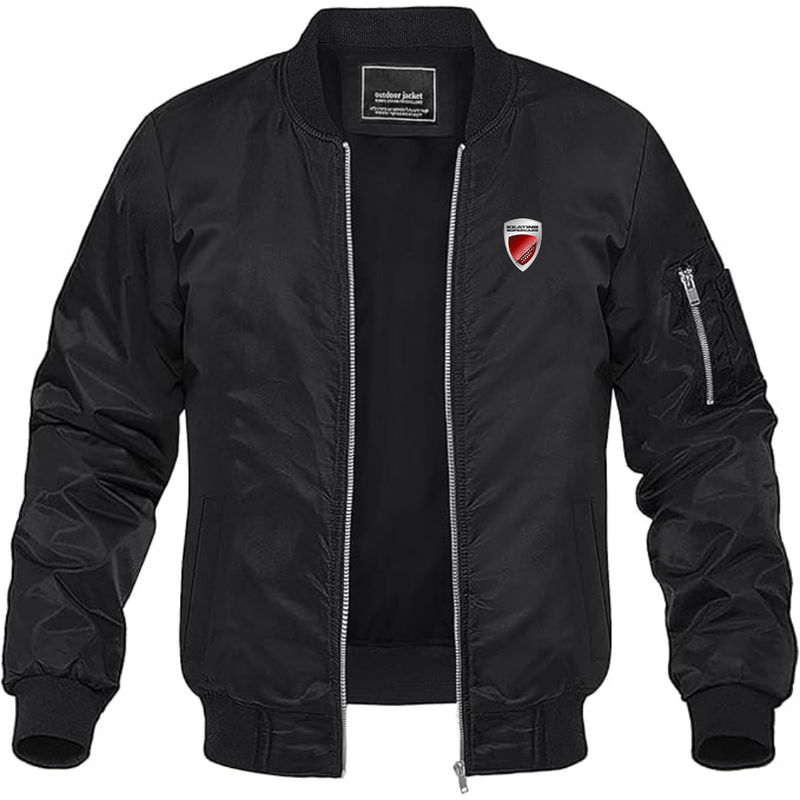 Men's  Keating-Supercars Logo Lightweight Bomber Jacket Windbreaker Softshell Varsity Jacket Coat