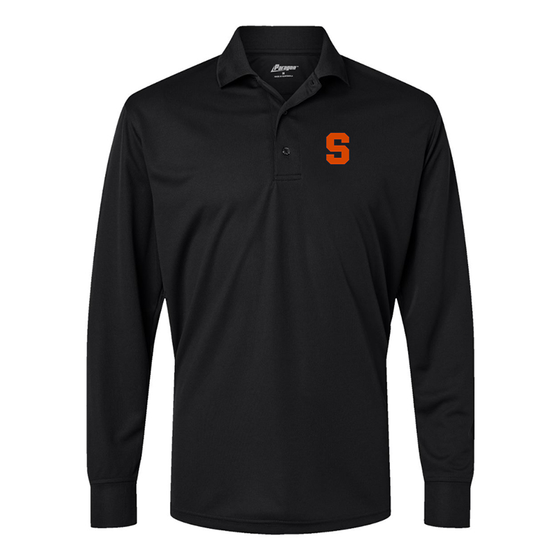 Men's Syracuse Orange  Paragon Prescott Long Sleeve Polo