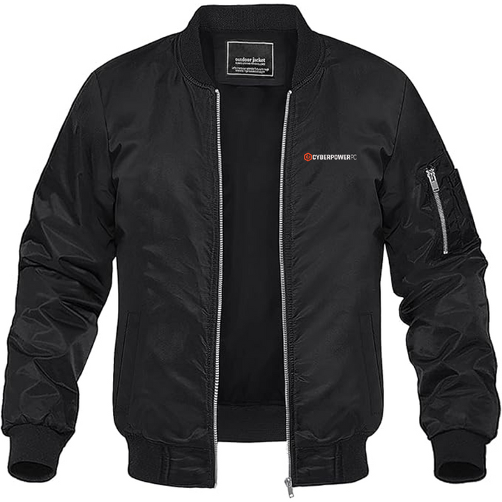 Men's CyberPowerPC Logo Lightweight Bomber Jacket
