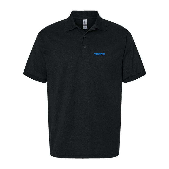 Men's Omron Logo Dry Blend Polo - Black