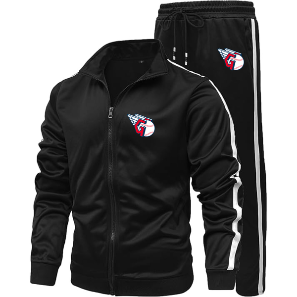 Men's Cleveland Guardians Logo Dri-Fit TrackSuit