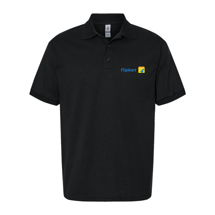 Men's Flipkart Wildcats Dry Blend Jersey Polo - Black