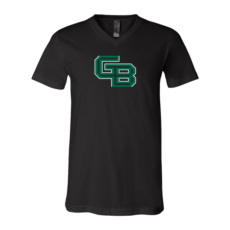 Wisconsin Green Bay Phoenix BELLA  CANVAS - Jersey V-Neck T-Shirt