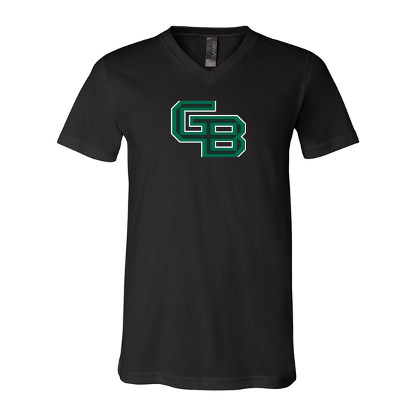 Wisconsin Green Bay Phoenix BELLA  CANVAS - Jersey V-Neck T-Shirt