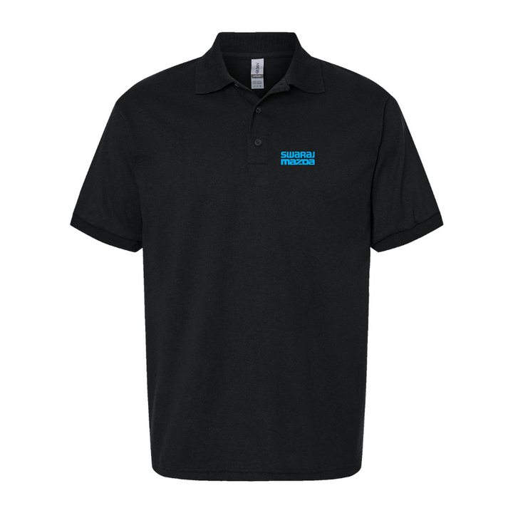 Men's Swaraj Mazda Logo Dry Blend Polo - Black
