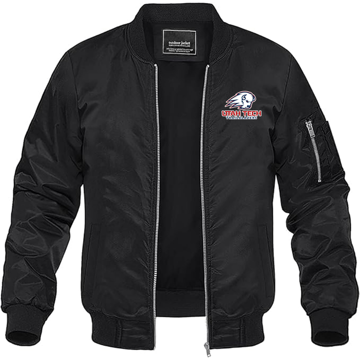 Men's Utah Tech Trailblazers Lightweight Bomber Jacket