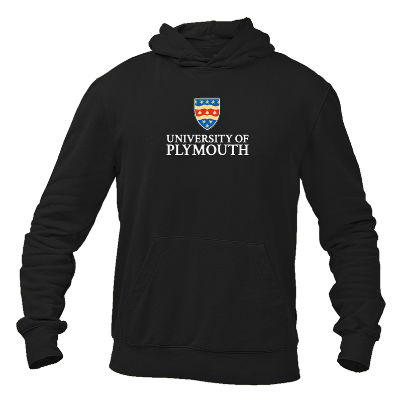 Men's University of Plymouth Logo  Pullover Hoodie