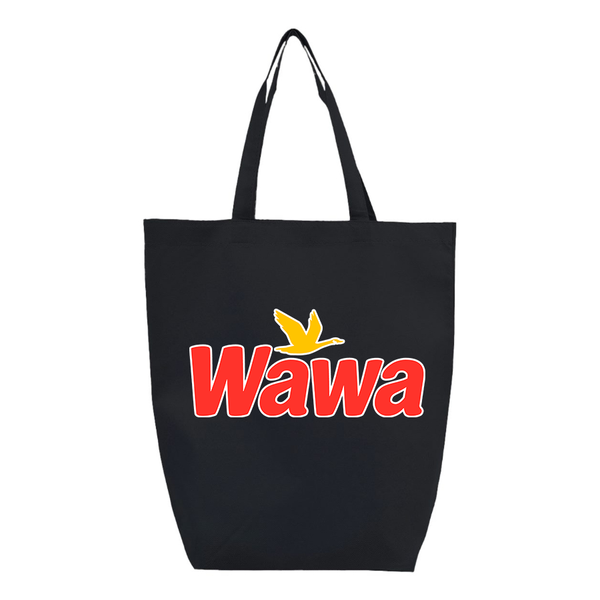 Wawa Gas Station Q-Tees Non-Woven Gusset Bottom Tote