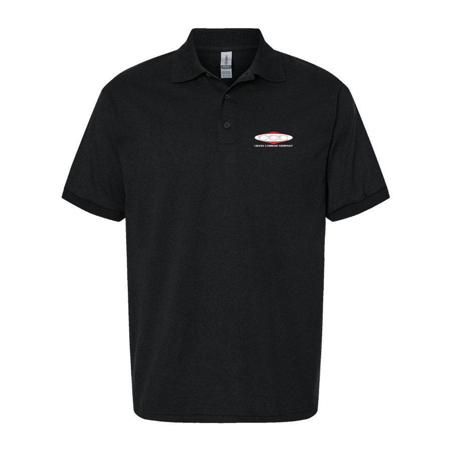 Men's Crane Carrier Company Logo Dry Blend Polo