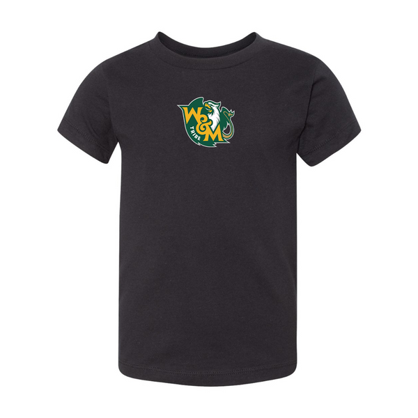 William and Mary Tribe BELLA  CANVAS Toddler Jersey Tee