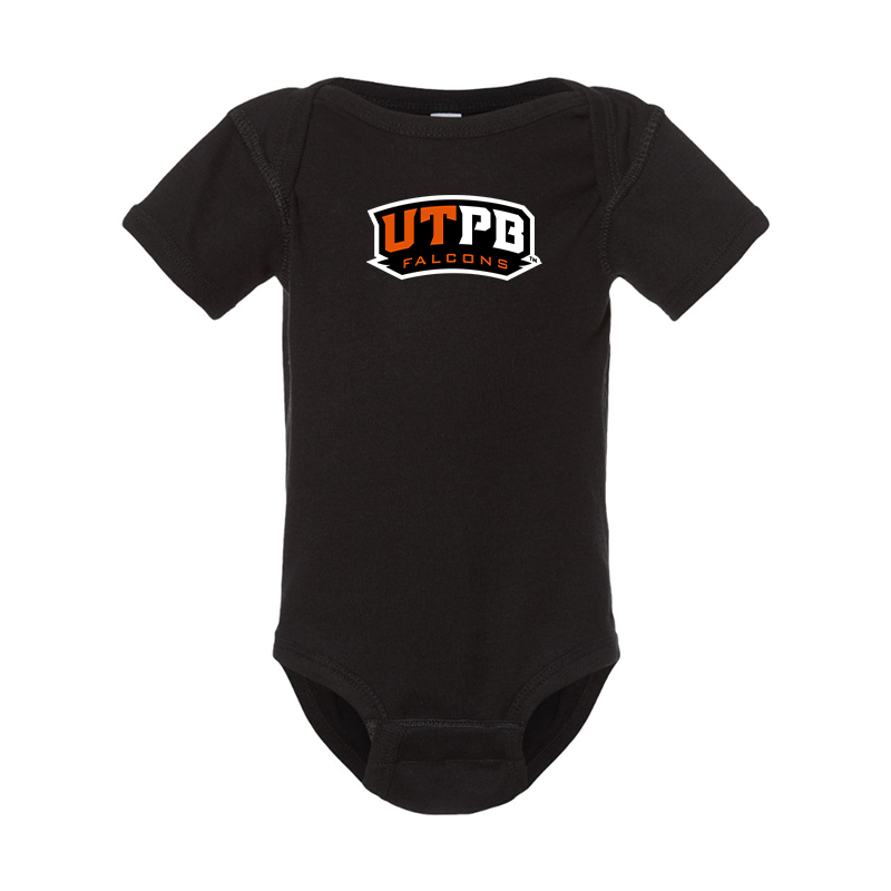 UTPB Falcons  Rabbit Skins Infant Baby Rib Bodysuit