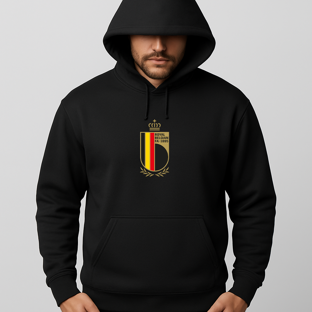 Men's Belgium National Soccer Team Pullover Hoodie