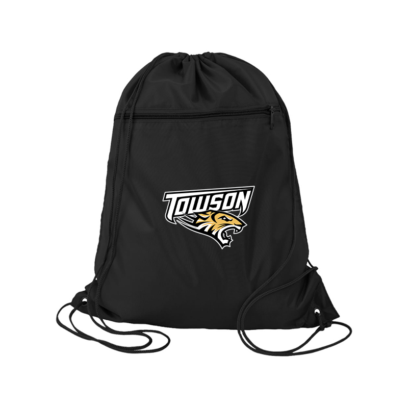 Towson Tigers Q-Tees - Polyester Cinchpack