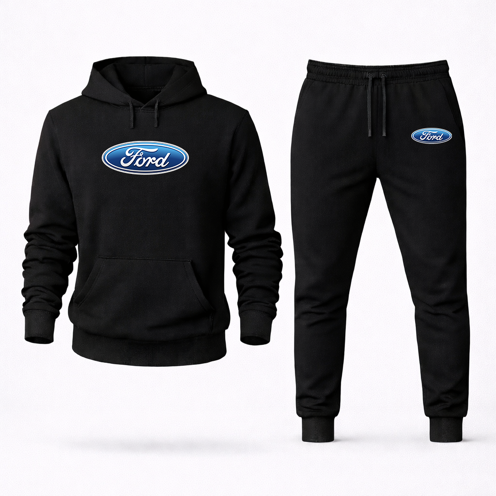 Men's Ford Car Hoodie Joggers Set