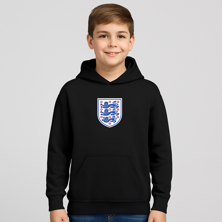 Youth Kids England National Football Team Pullover Hoodie