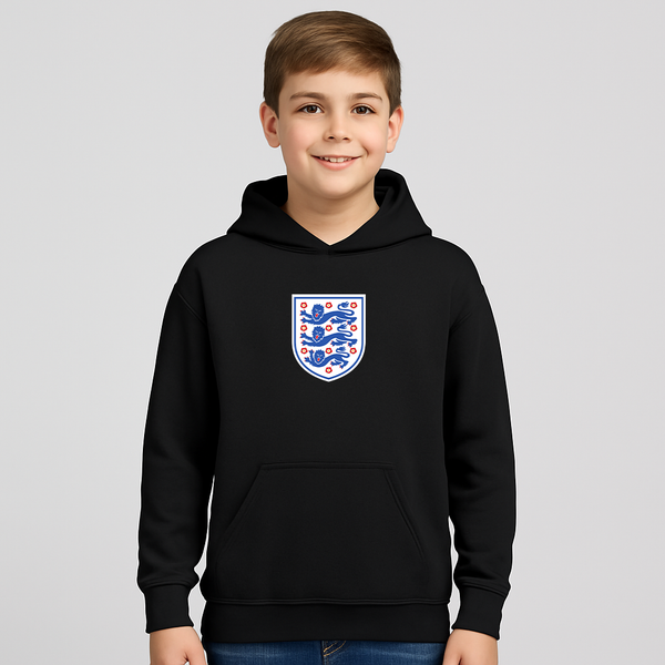Youth Kids England National Football Team Pullover Hoodie
