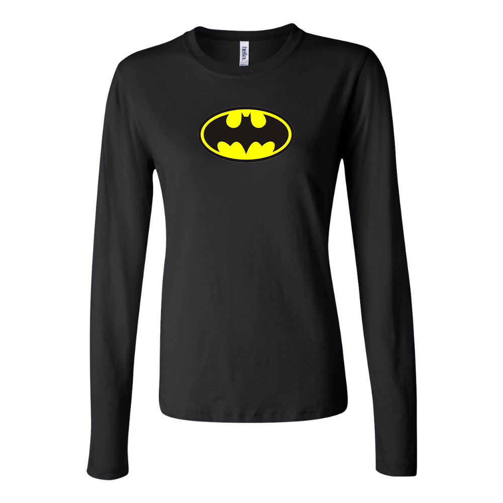 Women's DC Comics Batman Superhero Long Sleeve T-Shirt