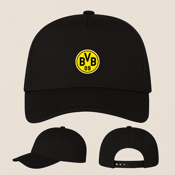 Borussia Dortmund BVB FC Five Panel Twill Snapback Cap