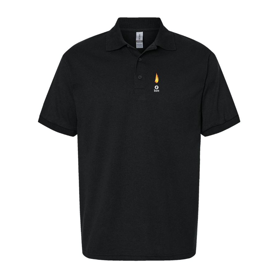 Men's Burn Logo Dry Blend Polo