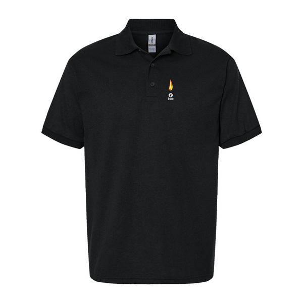 Men's Burn Logo Dry Blend Polo