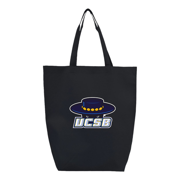 UCSB Gauchos Q-Tees Non-Woven Gusset Bottom Tote