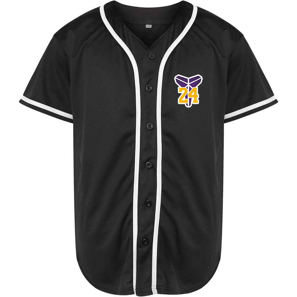 Men's Kobe Bryant Mamba 24 Baseball Jersey