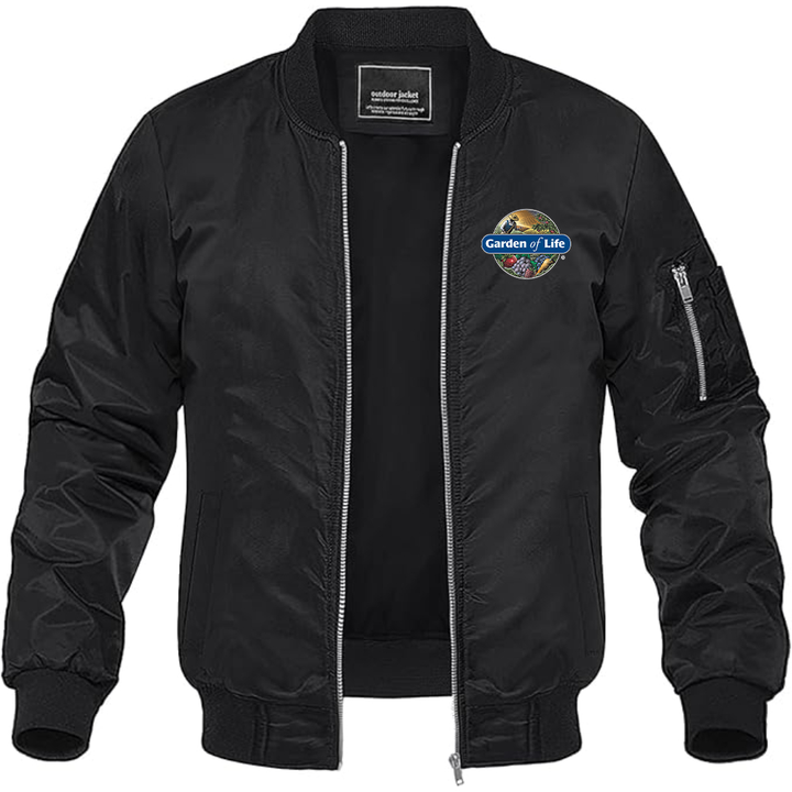 Men's Garden of Life Logo Lightweight Bomber Jacket