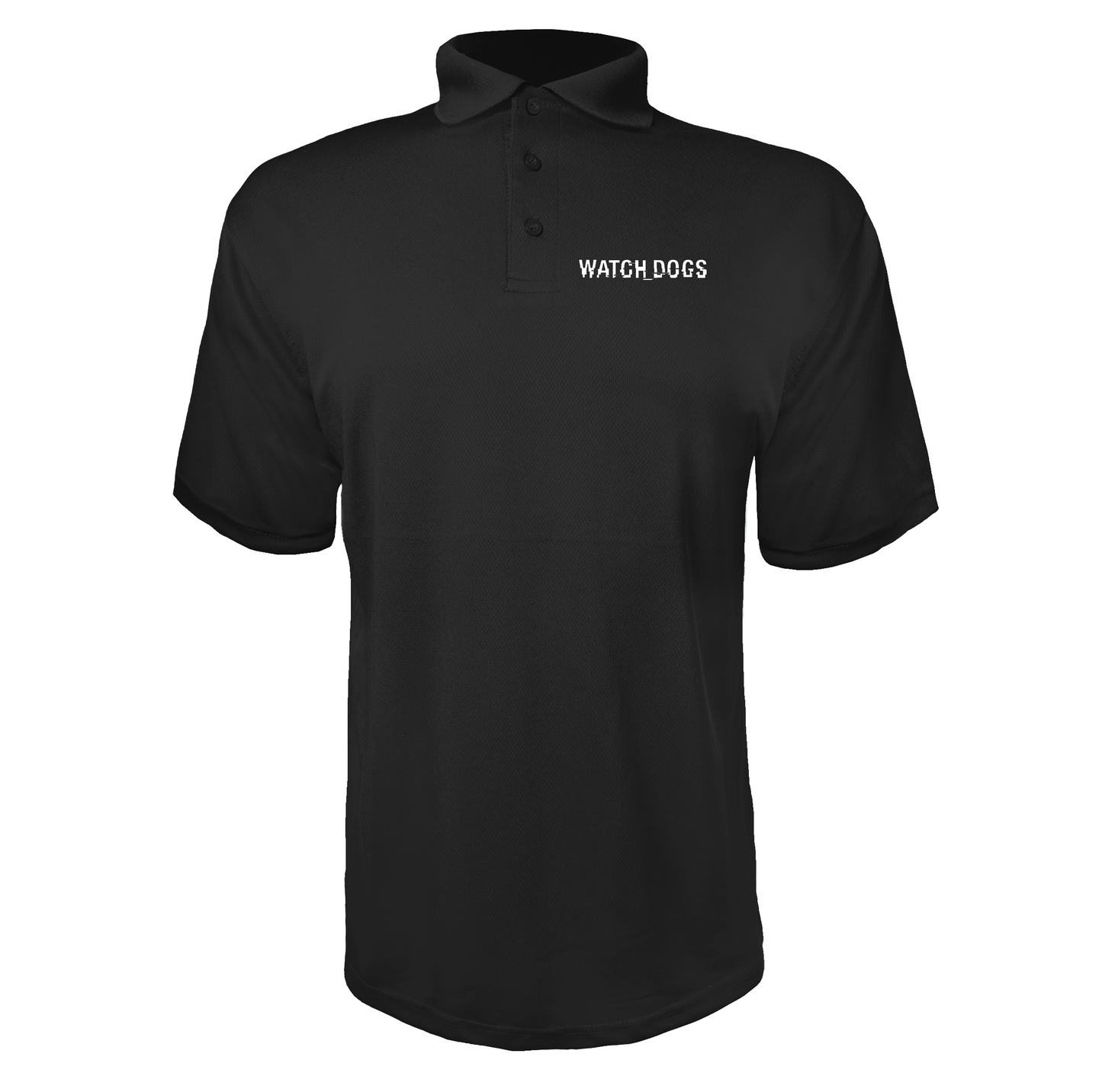 Men's Watch Dogs Video Game Polyester Polo