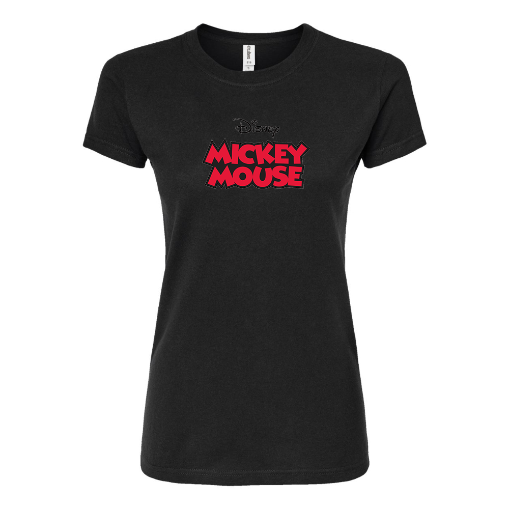 Women's Mickey Mouse Disney Round Neck T-Shirt