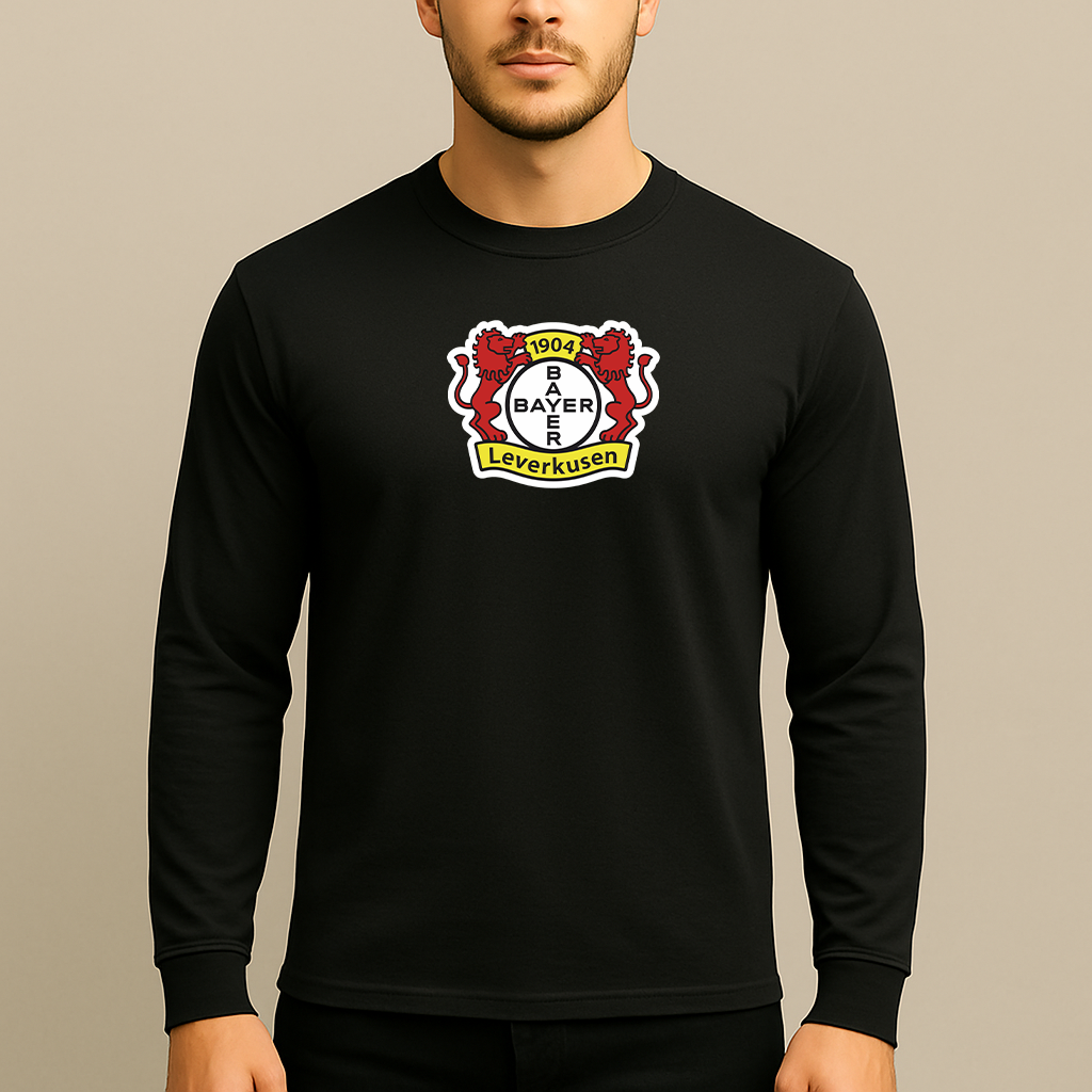 Men's Bayer Leverkusen FC Long Sleeve T-Shirt
