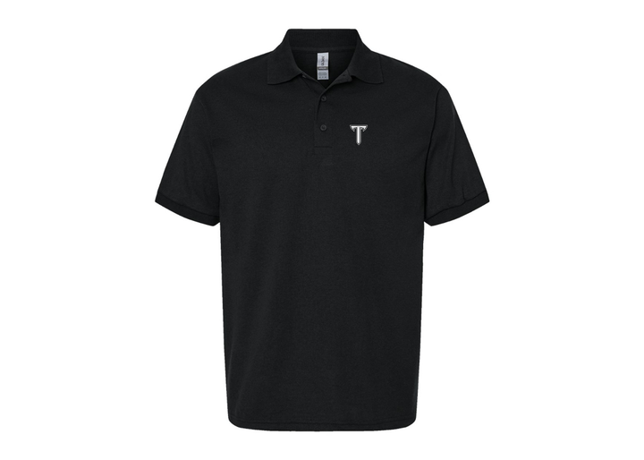 Men's Troy Trojans Dry Blend  Polo - Black