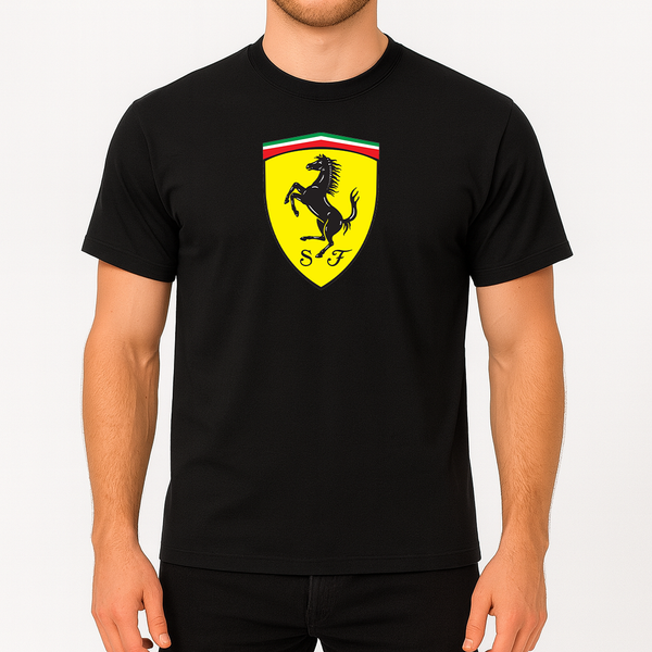 Men’s Ferrari Motorsport Car Cotton T-Shirt
