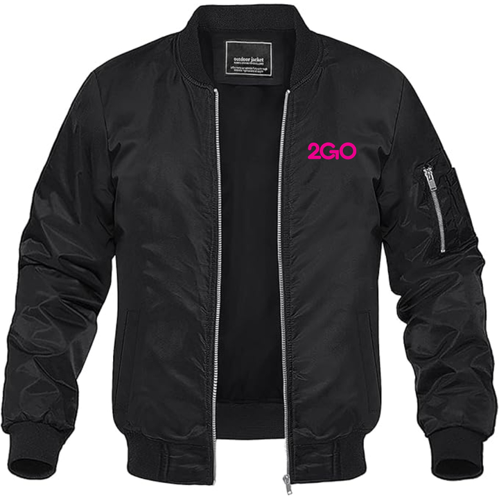 Men's 2GO Logo Lightweight Bomber Jacket