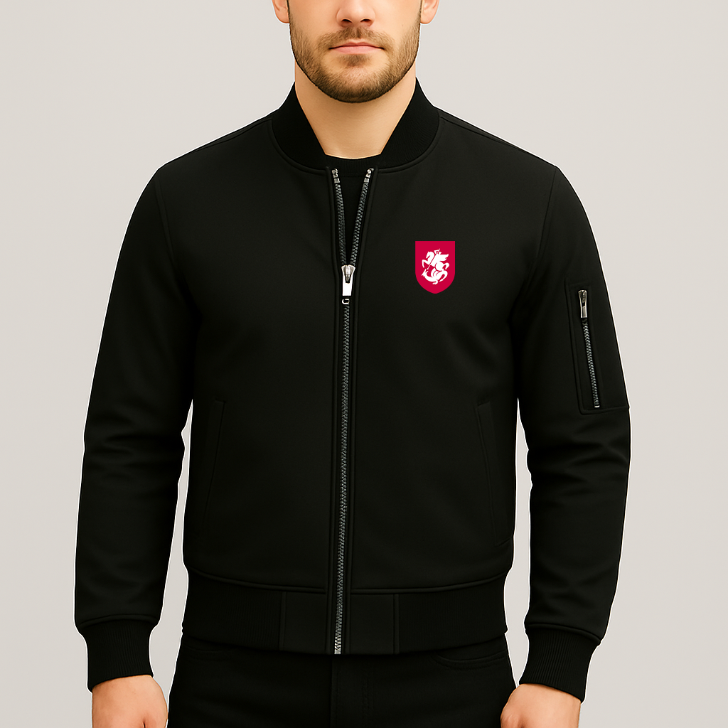 Men's Georgia National Soccer Team Lightweight Bomber Jacket