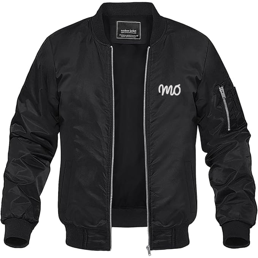 Men's Mo Logo Lightweight Bomber Jacket