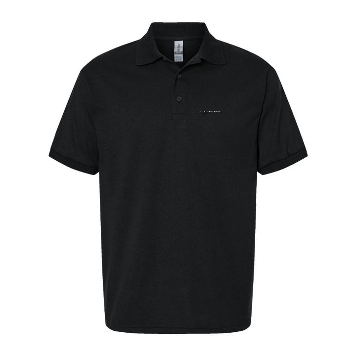 Men's Lucid Motors Logo Dry Blend Polo - Black