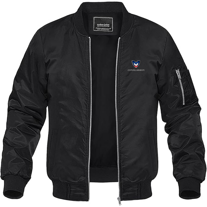 Men's Marussia Motors Logo Lightweight Bomber Jacket