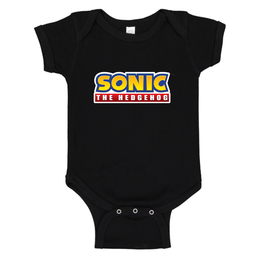 Sonic The Hedgehog Cartoon Baby Romper Onesie
