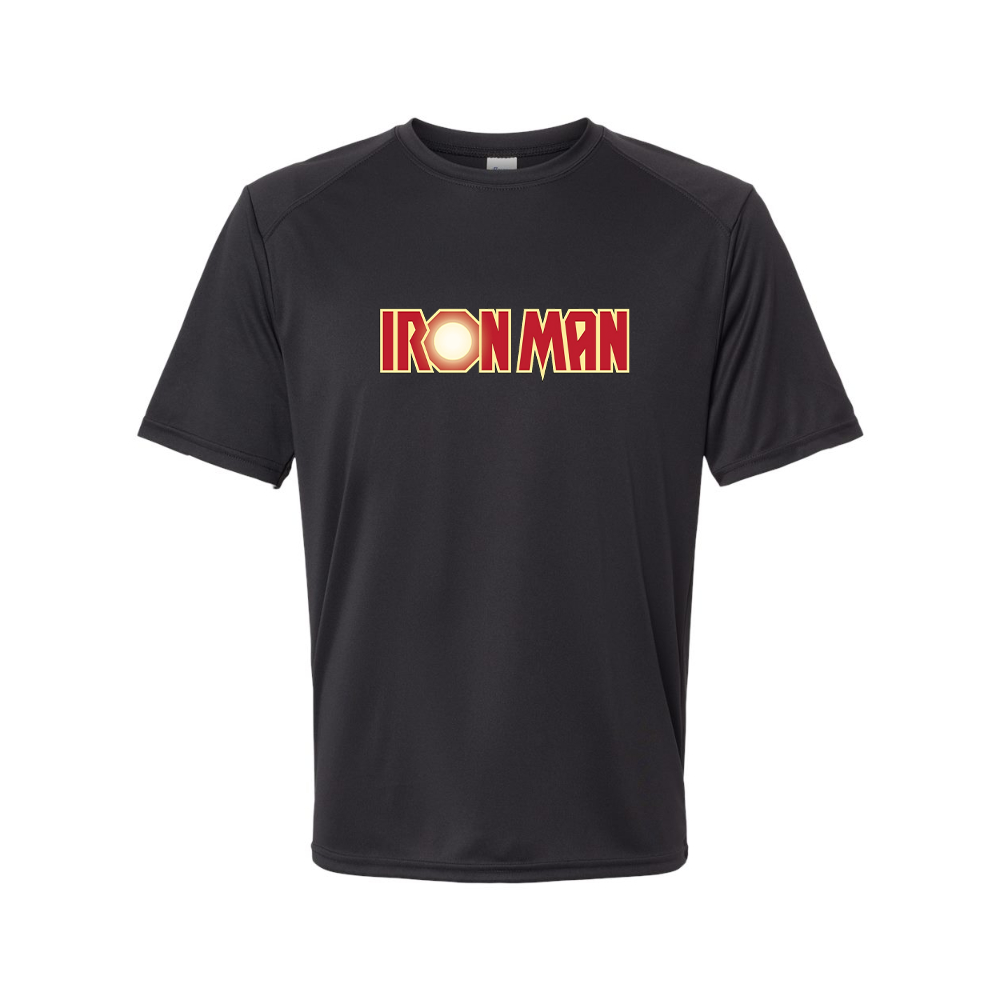 Men's Iron Man Marvel Superhero Polyester T-Shirt