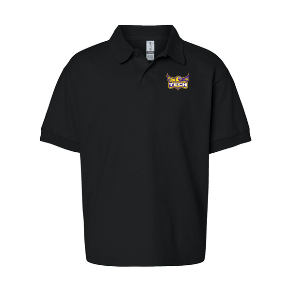 Youth Tennessee Tech Golden Eagles Gildan Dry Blend Jersey Polo