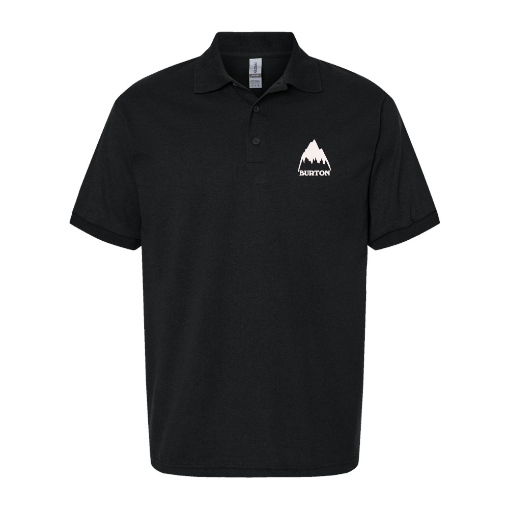 Men's Burton Mountain Dry Blend Jersey Polo - Black